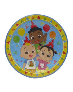 COCOMELON PAPER PLATES LARGE 23CM 8CT-LCY-83069