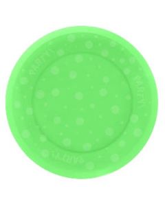 REUSABLE FLUO GREEN PARTY PLATE 21CM-PRO-96045
