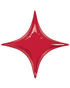 40 INCH FOIL STARPOINT- RUBY RED 1CTL-QUA-31869