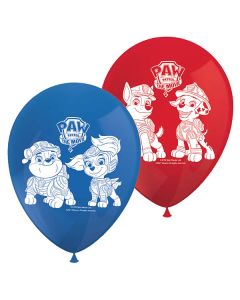 11 INCH LATEX RND PAW PATROL THE MOVIE 8CT-PRO-94239