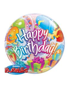 22 INCH SINGLE BUBBLE BDAY SURPRISE 1CTP-QUA-65407