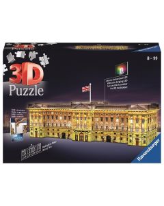 RAVENSBURGER 216PC 3D PUZ NITE E. BUCKINGHM PALACE-RVG-12529