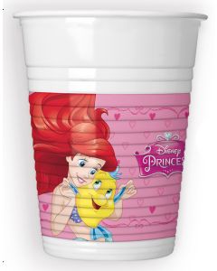 PRINCESS LIVE YOUR STORY PLASTIC CUPS 200ML 8CT-PRO-93552