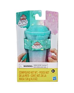 PLAY DOH-CRYSTAL CRUNCH LIGHT PINK TEAL-HAS-F5982