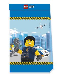 LEGO CITY PAPER PARTY BAGS 4CT-PRO-92249