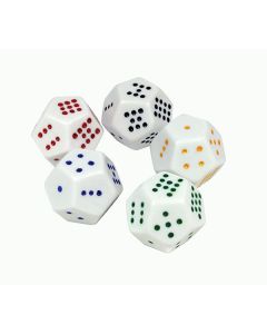 TFC-DICE 12 FACE DOT JUMBO 1P-TFC-11421