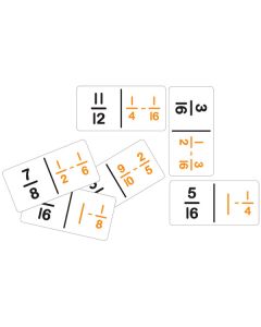 TFC-DOMINOES FRACTION SUBTRACTION 28P-TFC-11503