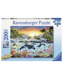 RAVENSBURGER 200PC XXL PUZZLE ORCA PARADISE-RVG-12804