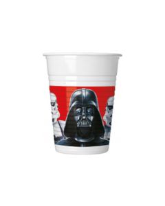 STAR WARS GALAXY PLASTIC CUPS 200ML 8CT-PRO-94686