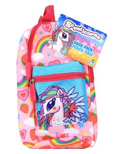 SCENTICORNS STATIONERY BACKPACK PENCIL CASE ASST-KAN-02977
