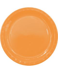 ORANGE PAPER PLATES LARGE 23CM 8CT-PRO-89499