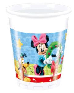MICKEY CHRISTMAS TIME PLASTIC CUPS 200 ML 8CT