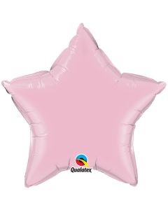 20 INCH FOIL STAR ST PEARL PINK PLAIN 1CTL-QUA-54805