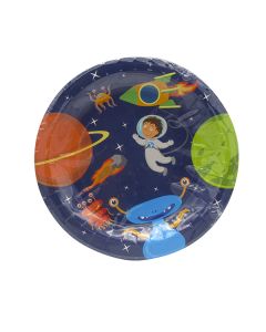 ASTRONAUT PAPER PLATES LARGE 23CM 8CT-LCY-82462