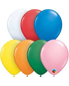5 INCH LATEX STANDARD ASSORTMENT 100CTP-QUA-43568