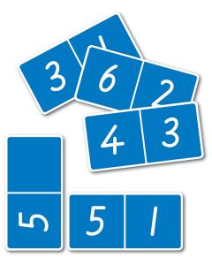 TFC-DOMINOES 6 X 6 NUMBERS 28P-TFC-11621