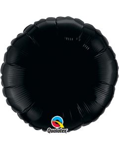 18 INCH FOIL ONYX BLACK PLAIN 1CTL-QUA-12907
